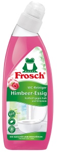 Frosch Himbeer-Essig WC-Reiniger, Wirkt kraftvoll gegen Kalk und Urinstein, 1 Karton = 10 x 0,75 Liter Flasche