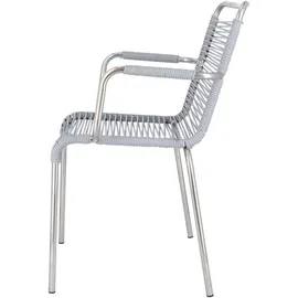 Fiam Mya Spaghetti Stapelsessel 57 x 52 x 85 cm grau