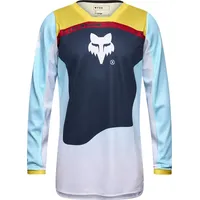 Fox 180 Elevated Jugend Motocross Jersey, hellblau, YM -