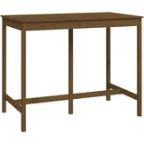 vidaXL Bartisch 140 x 80 x 110 cm Honigbraun