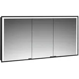 Emco prime 3 LED-Lichtspiegelschrank, 140 cm, 3 Türen, Unterputzmodell