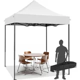 COBIZI 6,6x6,6 Pop-up-Pavillon ohne Seitenwände, Robustes Partyzelt für den Außenbereich, einfacher Aufbau, 100% wasserdichtes Hochzeitszelt, 3-Fach höhenverstellbar mit Tragetasche, Weiß