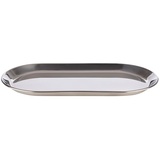 APS Tablett KAFFEEHAUS silber oval 30,0 x 15,5 cm