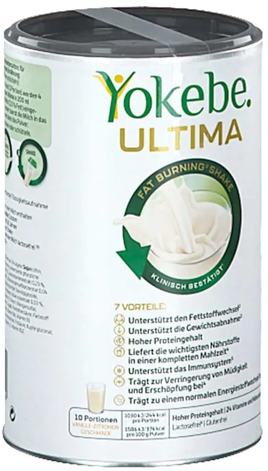 Yokebe Ultima Fat Burning Shake Pulver Nf