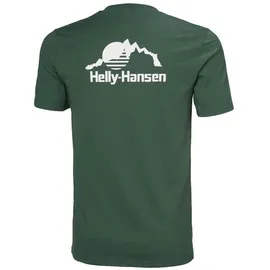 HELLY HANSEN Nord Graphic Kurzarm-t-shirt - Jungle Green - S