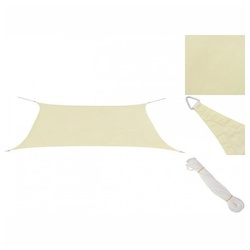 vidaXL Sonnensegel Sonnensegel Sonnenschutz Schattensegel Oxford Gewebe Rechteckig 4 x 6 beige