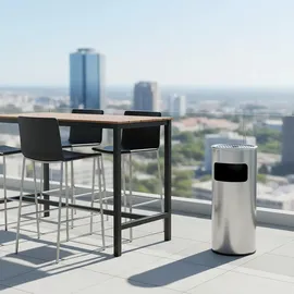 Relaxdays Standaschenbecher mit Inneneimer 30 l