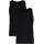 GANT Herren Unterhemd 2er Pack - TANK TOP, Rundhals-Shirt, ärmellos, Stretch Cotton schwarz, L