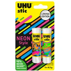 2 UHU Neon Edition Klebestifte 2x 8,2 g