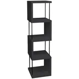 58 aufm Kessel Bücherregal 33 x 33 x 126 cm Anthrazit