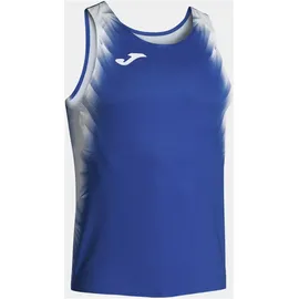 Joma Elite Xi ärmelloses Laufshirt 702 - royalblau/weiß XL