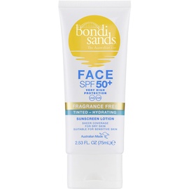 Bondi Sands - SPF 50 Fragrance Free Tinted Face Lotion (Hydrating) 75 ml