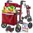 Kesser Leichtgewicht Rollator faltbar mit Sitz Rot
