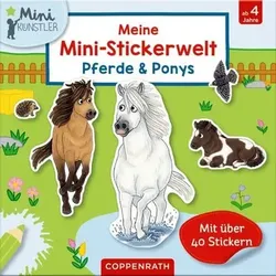 COPPENRATH 95071 Meine Mini-Stickerwelt: Pferde & Ponys (Mini-Künstler)