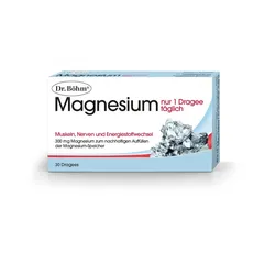 Dr. Böhm Magnesium nur 1 Dragee täglich 30 Stück