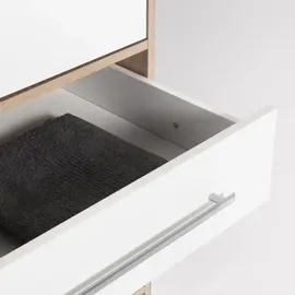 Forte Jupiter 207 x 200 x 60 cm weiß/eiche sonoma