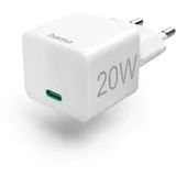 Hama Schnellladegerät USB-C 20W weiß