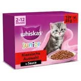 Whiskas Junior Klassische Auswahl in Sauce 12 x 85 g