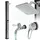 ML-Design Solardusche Silber-Schwarz 217 cm
