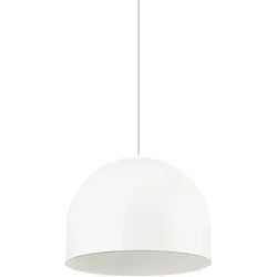 Ideal Lux Pendelleuchte TALL BIG, Ø 13.5cm / Höhe max. 592cm, E27 max. 42W, offen, Weiß IDEA-196770