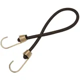 CONACORD Spannseil Gummi 2 Stahlhaken Ø 4 mm Länge 25 cm Schwarz