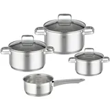 Rösle Kochtopfset, Edelstahl, 4-teilig, 16 cm, 31x53x23 cm, Kochen, Töpfe, Topfsets