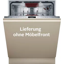 NEFF vollintegrierbarer Geschirrspüler "S157ZCX01E", B (A-G), silber (eh19), B:59,8cm H:81,5cm T:55cm, Geschirrspüler, Time Light: auf den Boden projizierte Restlaufzeit