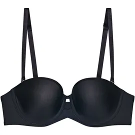 Triumph Balconette-BH "Pure Micro", Damen, Gr. 70, Cup D, schwarz, Single Jersey, Obermaterial: 47% Polyamid, 36% Polyester, 17% Elasthan, clean, unifarben, Basic, BHs Balconette-BH, nahezu unsichtbar, abnehmbare Träger