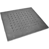 SEZAM Gussrost mit Löchern Ofenrost Ascherost Gußrost Kaminrost passend Kaminofen Tafelrost Rost Ofengitter Feuerrost Kohlerost Eckrost verschiedene Abmessungen (38 x 35 cm (37,5 x 34,5 cm))