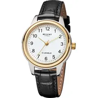 Mechanische Uhr REGENT "F-1394" Armbanduhren schwarz Damen Mechanische Uhren Armbanduhr, Damenuhr, Handaufzug