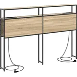 vidaXL Stauraum-Kopfteil Sonoma Eiche 135 cm Holzwerkstoff vidaXL