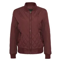 URBAN CLASSICS Diamond Parka Bordeaux M