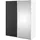 hellin Schiebetürenschrank Veto 183 x 221 x 61 cm Weiß/Schwarz