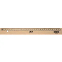 M + R Lineal Holz 30,0 cm, natur