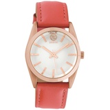 Oozoo Damen Armbanduhr Timepieces Analog Leder rot UOC10190