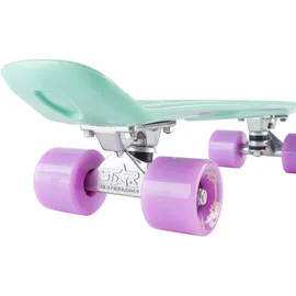 Star-Skateboard Kicktail grün