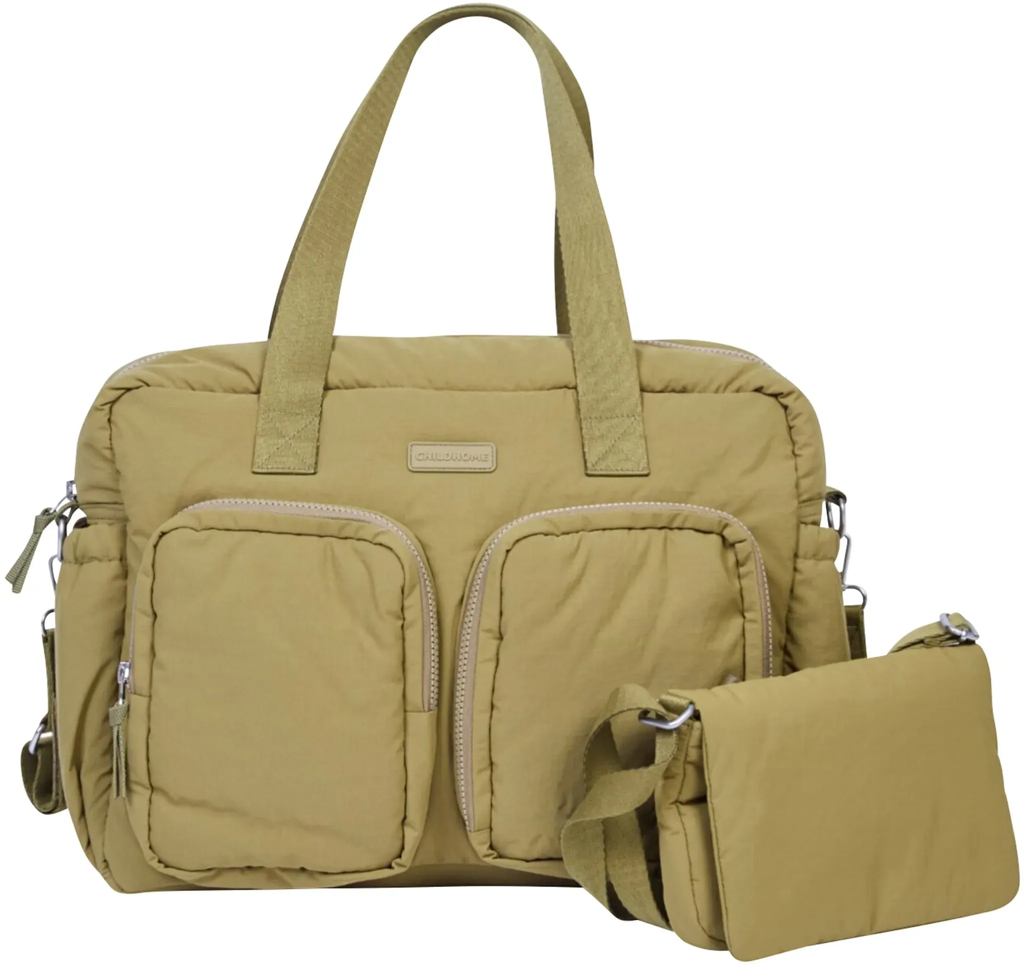 Childhome Wickeltasche Mellow, gruen