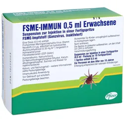 FSME IMMUN Erwachsene Inj.-Susp.i.Fertigspr.o.Kan. 10 St