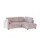 bobb Ecksofa mit Boxspringpolsterung Lisa de Luxe ¦ rosa/pink ¦ Maße (cm): B: 235 H: 90 T: 184.0