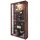 VCM Vitrine Vitrosa Maxi 59 x 18 x 114,3 cm Braun