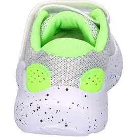 Under Armour Surge 4 Kinder White/Hyper Green/Black 32