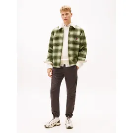 Tommy Hilfiger Jogger Pants TOMMY JEANS "TJM SCANTON COTTON CANVAS", Herren, Gr. M, N-Gr, washed schwarz, Web, Obermaterial: 97% Baumwolle, 3% Elasthan, Hosen, mit elastischem Bund