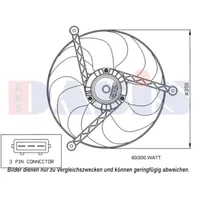 AKS DASIS Lüfter Motorkühlung 048109N