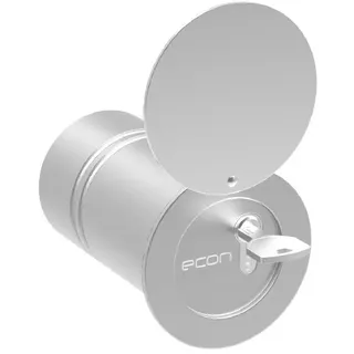 econ Rohrtresor - groß - mit Schutzklappe - zum Einbohren ins Mauerwerk