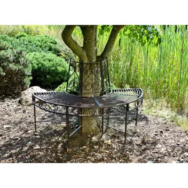 deluke Baumbank 122 x 63 x 80 cm Schwarz