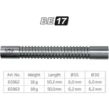 BULL'S BULLS BULL'S Dartpfeil BE-17 Soft Dart Barrel, Größe ONE SIZE in Silber FARBIG SILBER