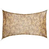 vidaXL Tarnnetz mit Aufbewahrungstasche 600x414 cm Sandfarbe