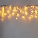 Star Trading LED-Lichterkette Icicle 5 m Schwarz