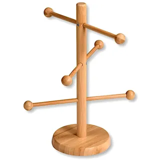 KESPER Brez'n- Ständer, Bambus, Maße: Ø 15 cm/Höhe: 37 cm, Farbe: Braun | 58615