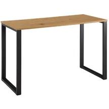 KADIMA DESIGN Eiche-Schreibtisch, Robuste Metallbeine, Vielseitig, Stabil, Modern. 120x60x76 cm